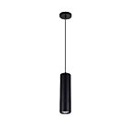 Suspendu LED CWI Lighting Stowe 7117P3-1-101-B 10W 1 lumière noir et bois