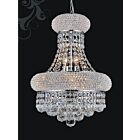Suspendu CWI Lighting Empire 8001P14C 360W 6 lumières chrome