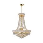 Lustre CWI Lighting Empire 8001P24G 1020W 17 lumières or