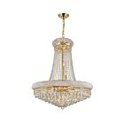 Lustre CWI Lighting Empire 8001P32G 1140W 19 lumières or