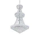 Lustre CWI Lighting Empire 8001P42C 2280W 38 lumières chrome