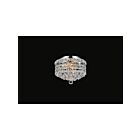 Plafonnier CWI Lighting Luminous 8002C10C 120W 2 lumières chrome