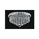 Plafonnier CWI Lighting Luminous 8002C14C 240W 4 lumières chrome