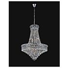 Lustre CWI Lighting Luminous 8002P22C 840W 14 lumières chrome
