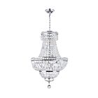 Lustre CWI Lighting Stefania 8003P18C 480W 8 lumières chrome