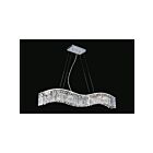 Lustre CWI Lighting Glamorous 8004P44C-A ( Clear ) 420W 7 lumières chrome