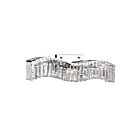 Applique murale CWI Lighting Glamorous 8004W25C-A (clear) 120W 3 lumières chrome