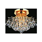 Plafonnier CWI Lighting Princess 8012C20G 360W 6 lumières or