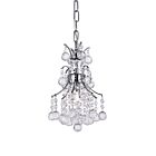 Suspendu CWI Lighting Princess 8012P8C 40W 1 lumière chrome