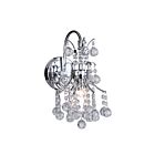 Applique murale CWI Lighting Princess 8012W8C 40W 1 lumière chrome