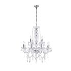 Lustre CWI Lighting Princeton 8023P30C 720W 12 lumières chrome