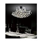 Plafonnier CWI Lighting Queen 8038C14C-S 240W 4 lumières chrome