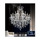 Lustre CWI Lighting Maria Theresa 8311P32C-19 (Clear) 1140W 19 lumières chrome