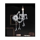 Applique murale CWI Lighting Maria Theresa 8318W5C-1 (Clear) 60W 1 lumière chrome