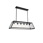 Lustre CWI Lighting Alyson 9601P42-6-101 360W 6 lumières noir