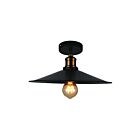 Plafonnier CWI Lighting Brave 9605C13-1-101 60W 1 lumière noir