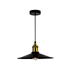 Mini Suspendu CWI Lighting 9605P10-1-101 Brave 1-Lumière 60W Noir