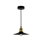Mini Suspendu CWI Lighting 9605P9-1-101 Brave 1-Lumière 60W Noir