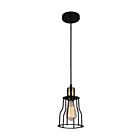 Suspendu CWI Lighting Graham 9609P6-1-101 60W 1 lumière noir