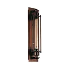 Applique murale CWI Lighting Kiera 9613W4-1-126 60W 1 lumière chocolat
