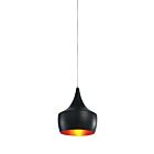 Suspendu CWI Lighting Dynamic 9631P10-1-101 60W 1 lumière noir