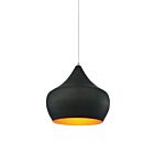 Lustre CWI Lighting Dynamic 9632P15-1-101 60W 1 lumière noir