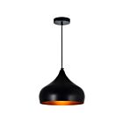 Lustres CWI Lighting 9633P9-1-101 Dynamic 1-Lumière 60W Noir
