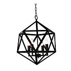 Lustre CWI Lighting Amazon 9641P20-4-101 160W 4 lumières noir