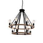 Lustre CWI Lighting Ganges 9671P33-14-101 840W 14 lumières noir