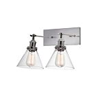 Applique murale CWI Lighting Eustis 9735W15-2-613 120W 2 lumières nickel poli