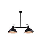 Lustre CWI Lighting Strum 9760P37-2-101 120W 2 lumières noir