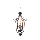 Lustre CWI Lighting Maddy 9817P16-6-121 360W 6 lumières brun huilé