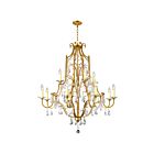 Lustre CWI Lighting Electra 9836P37-12-125 720W 12 lumières bronze oxydé