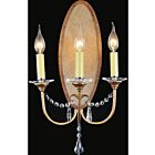 Applique murale CWI Lighting Electra 9836W12-3-125 180W 3 lumières bronze oxydé