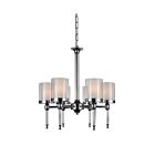 Lustre CWI Lighting Maybelle 9851P22-6-601 360W 6 lumières chrome
