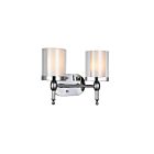 Applique murale CWI Lighting Maybelle 9851W14-2-601 120W 2 lumières chrome