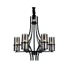 Lustre CWI Lighting Vanna 9858P27-6-101 360W 6 lumières noir