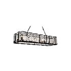 Lustre CWI Lighting Jacquet 9860P55-14-101 840W 14 lumières noir