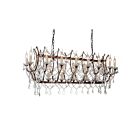 Lustre CWI Lighting Phraya 9910P49-21-199 1260W 21 lumières brun clair