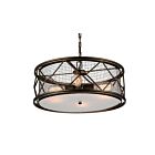 Lustre CWI Lighting Kali 9914P22-4-204 240W 4 lumières brun clair