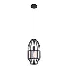 Suspendu CWI Lighting Alethia 9942P7-1-101 60W 1 lumière noir