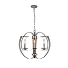 Lustre CWI Lighting Verbena 9950P16-3-221 180W 3 lumières étain