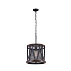Suspendu CWI Lighting Parsh 9954P13-1-101 60W 1 lumière étain