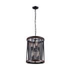 Lustre CWI Lighting Parsh 9954P16-8-101 480W 8 lumières étain
