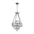 Suspendu CWI Lighting Arkansas 9957P12-3-601 180W 3 lumières chrome