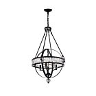 Lustre CWI Lighting Arkansas 9957P20-4-101 240W 4 lumières noir