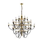 Lustre CWI Lighting Hayden 9959P34-30-617 1800W 30 lumières or