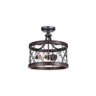 Plafonnier CWI Lighting 9966C16-3-242 3-Lumières 180W Pistolet Métal