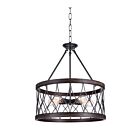 Lustre CWI Lighting Amazon 9966P23-5-242-A 300W 5 lumières pistolet métal