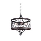 Lustre CWI Lighting Amazon 9966P23-5-242-B 300W 5 lumières pistolet métal